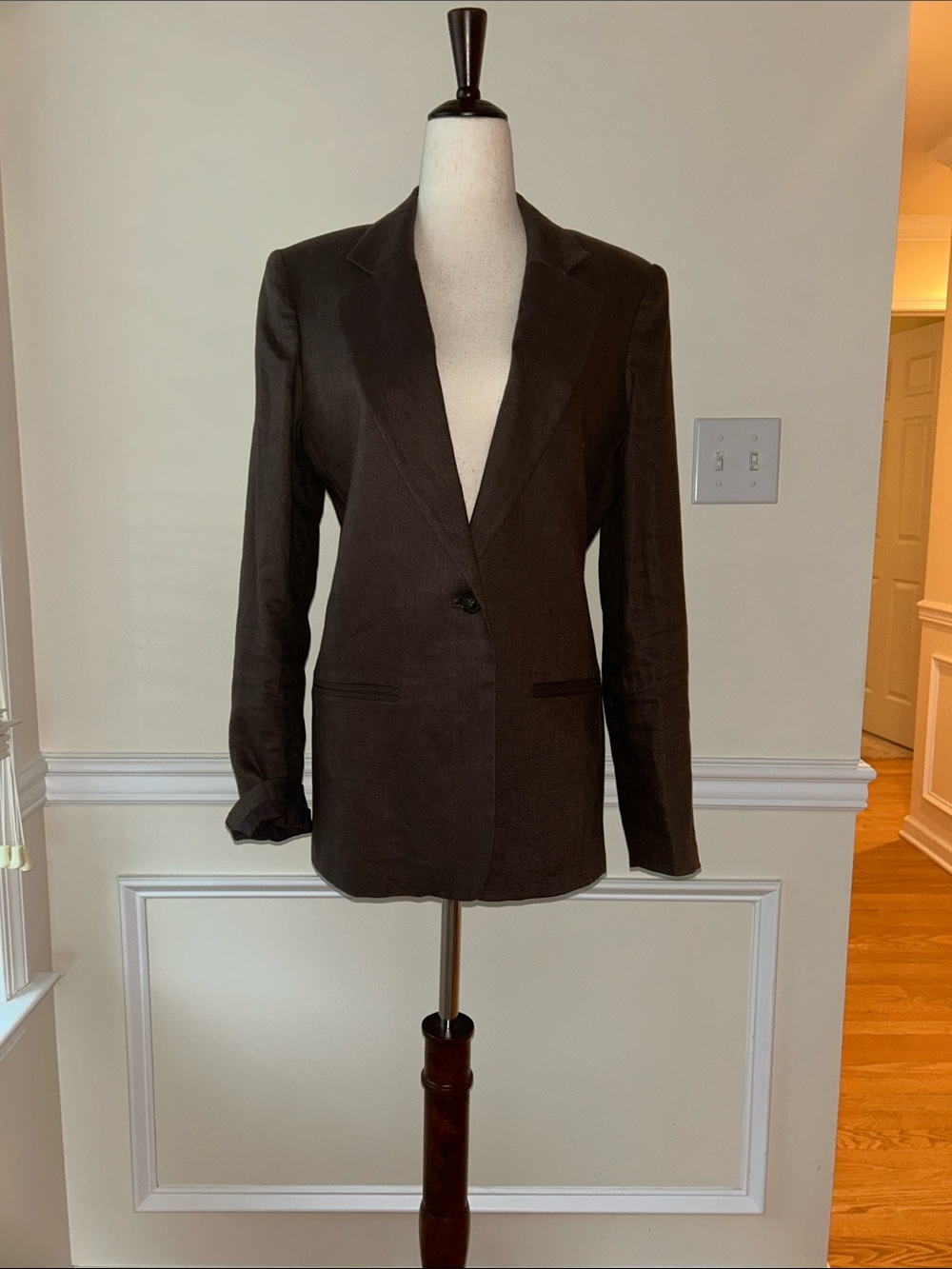 Brooks Brothers Brown Single-Button Blazer